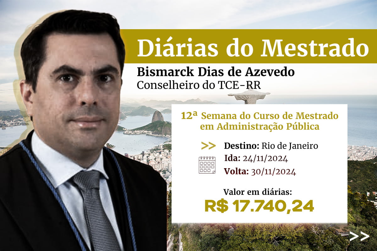 O último pagamento de diárias à Bismarck foi feito no dia 30 do mês passado