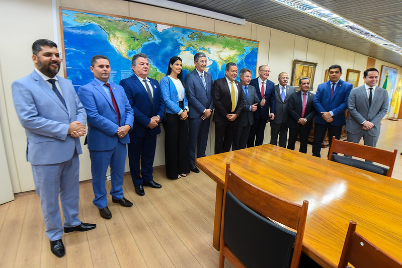 Comitiva roraimense foi recebida pelo vice-presidente Geraldo Alckmin, em Brasília.