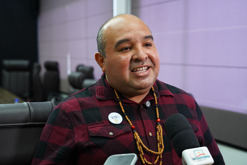 Secretário e presidente da UNDIN - Romário Duarte - foto Marley Lima