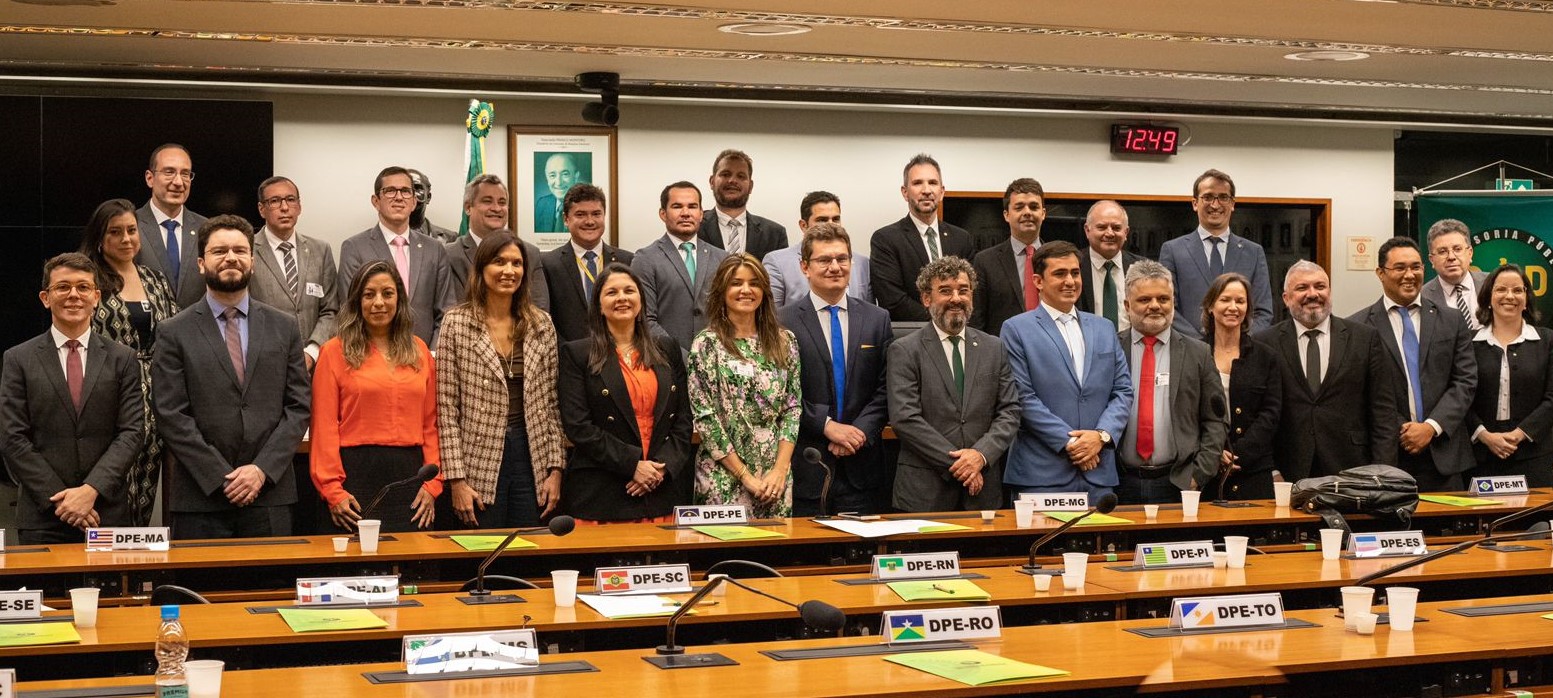 Representantes de defensorias pública de todo país reunidos em Brasília.