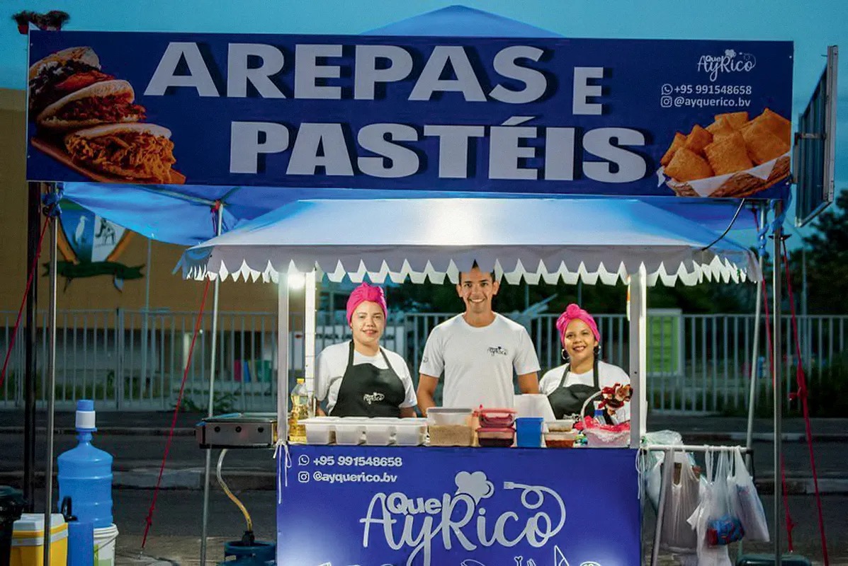 Miguel Ramos abriu três restaurantes: as arepas entraram no menu (Reprodução/Instagram).